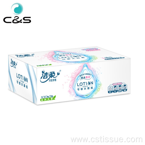 Thickness Facial Tissue No Harmful Chemicals